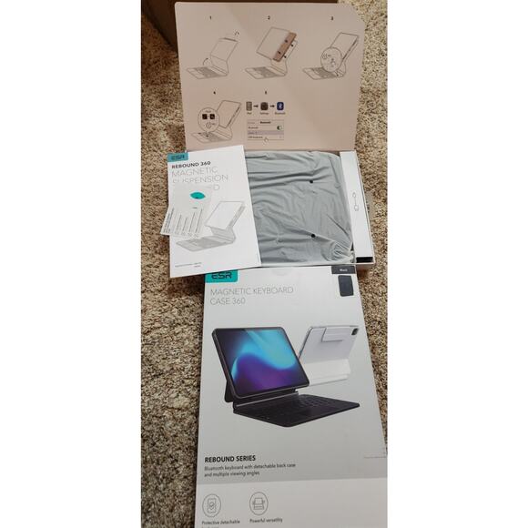 ESR iPad Pro 11 Inch Case w Keyboard (M4, 2024), iPad Pro 11 (5th Gen) New Black - Picture 11 of 11